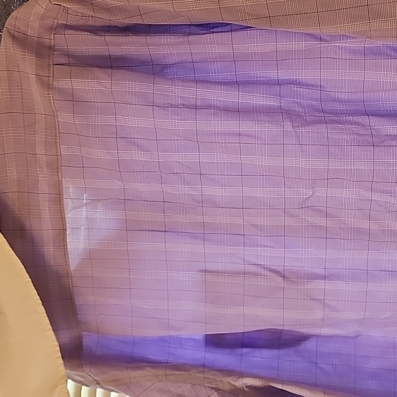 Croft & Barrow Purple Checkered Shirt Mens 17 1/2 34/35 - Picture 4 of 4